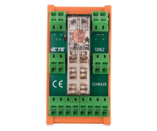 63-7615-92 TE ConnectivitySR6 4PNO, DPST Non-Latching Relay PCB Mount, 24V dc Coil, 8A SR6ZB024 5-1415033-1