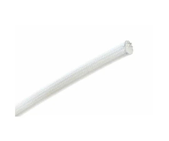 63-7665-03 RS Braided Fibreglass Natural Cable Sleeve, 6mm Diameter, 5m Length 668-1245