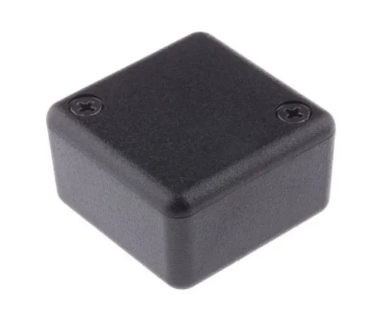 63-7603-27 Hammond 1551, ABS Enclosure, IP54, 35 x 35 x 20mm 1551MBK