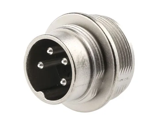 63-7634-84 Amphenol C 091 A Series Panel Mount Connector, 4 contacts Plug T3302 000 RS