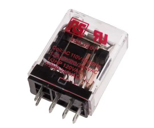 63-7551-60 RS PRO SPDT Non-Latching Relay PCB Mount, 110V ac Coil, 15A 450-0267