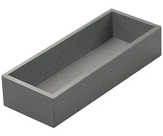 69-5193-97 Wood Stripe Cutlery Box Gray 2210120