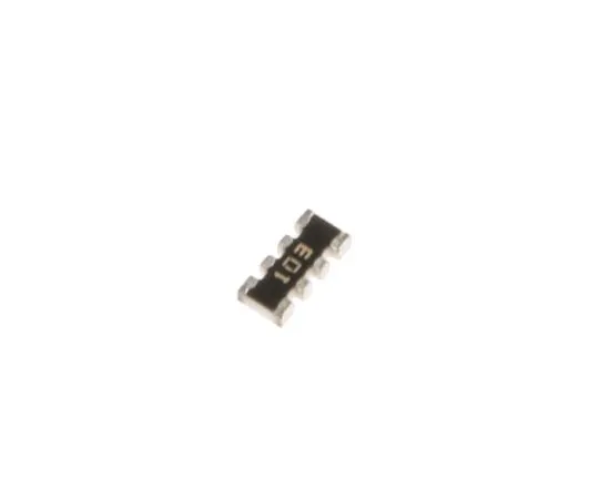 63-7609-92 Bourns CAY16 Series 10kΩ ±5% Isolated SMT Resistor Array, 4 Resistors, 0.25W total 1206 (3216M) package Convex CAY16-103J4LF