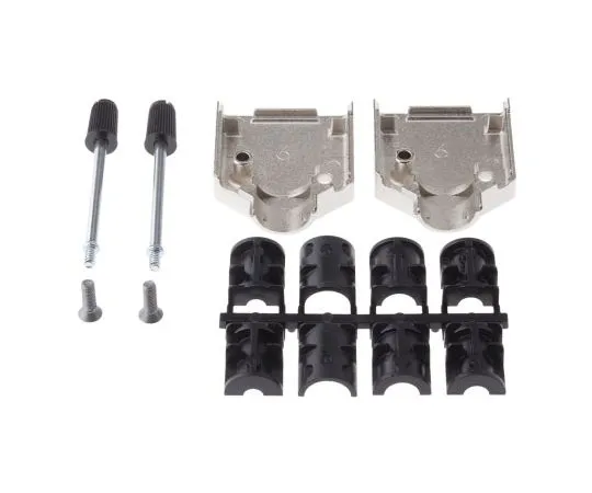 63-7675-13　ASSMANN WSW Zinc D-sub Connector Backshell, 9 Way, Strain Relief　AMET-09 RS