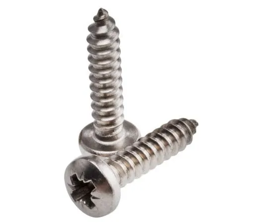 63-7608-87 RS Pro Plain Stainless Steel Self Tapping Screw N°8 x 3/4in Long 19mm Long 522-1476