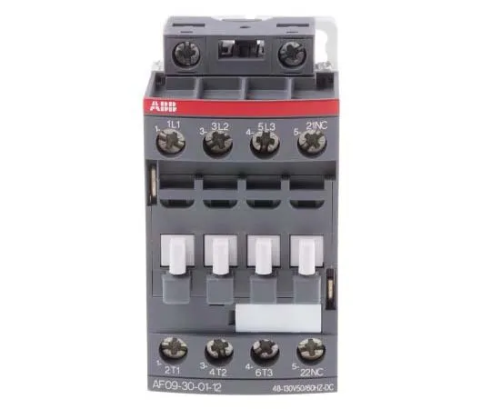 63-7739-06 ABB 3 Pole Contactor, 7 A, 110 V dc Coil, AF Range, 3NO, 4 kW 1SBL137001R1201  AF09-30-01-12