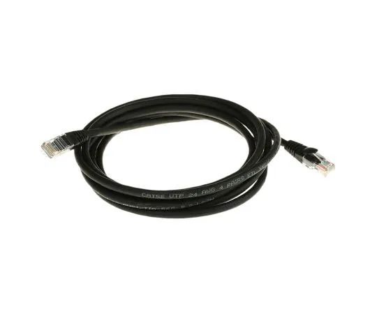 63-7653-35 RS Pro Black LSZH Cat5e Cable U/UTP, 3m Male RJ45/Male RJ45 657-2084