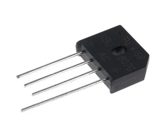 63-7694-82 Taiwan Semiconductor KBU807G T0, Bridge Rectifier, 8A 1000V, 4-Pin KBU KBU807G T0