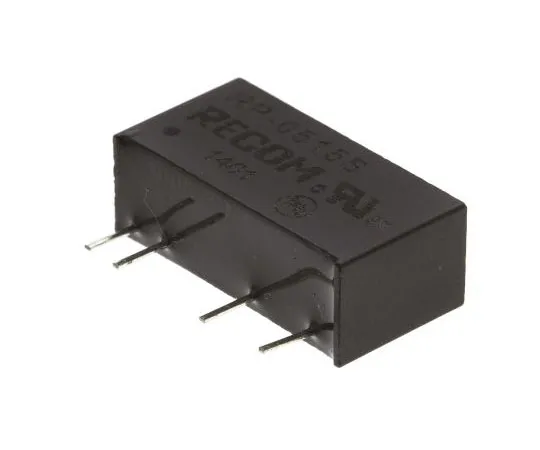 63-7559-57 Recom RP 1W Isolated DC-DC Converter Through Hole, Voltage in 4.5 → 5.5 V dc, Voltage out 15V dc RP-0515S