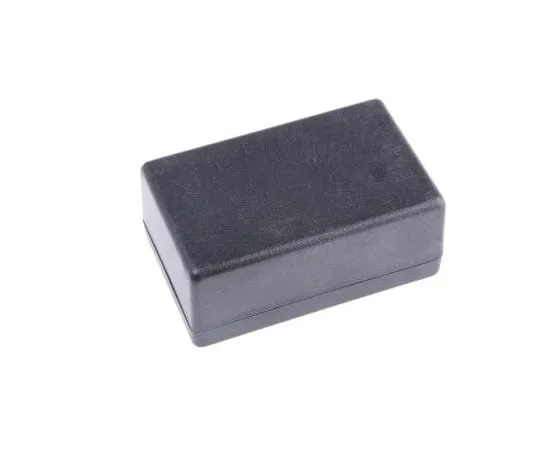63-7613-14 Hammond 1594, ABS Enclosure, IP54, 106.5 x 66 x 45.4mm 1594RFICBK