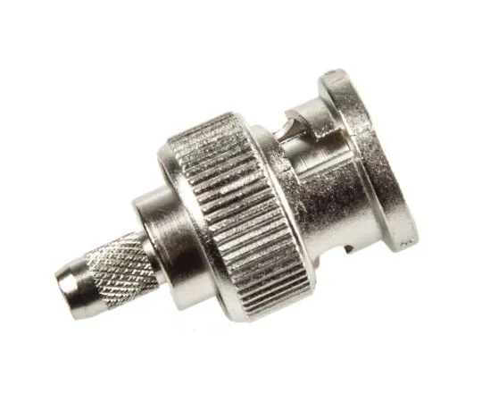 63-7639-83 Telegartner Straight 50Ω Cable Mount BNC Connector, Plug, Nickel, Crimp Termination, RG58 C/U J01000A1255