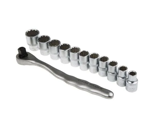 63-7665-83 RS Pro, 12 Piece Socket Set 1/2 in Square Drive 668-5792
