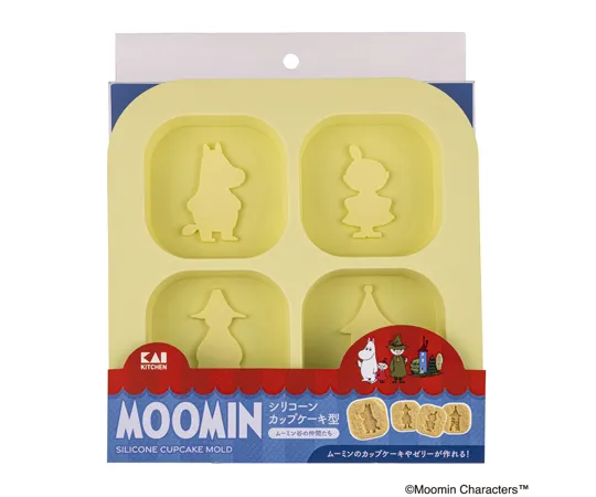 69-6397-10　Shell Seal Silicone Cupcake Type (Moomin Valley's Nakamatachi)　000DN0606