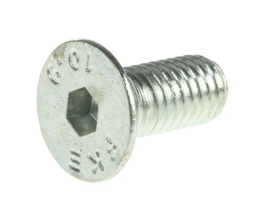 63-7577-31 RS PRO M5 x 12mm Hex Socket Countersunk Screw Bright Zinc Plated Steel 483-9830