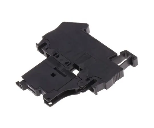 63-7647-45 Phoenix Contact, Black, Clipline Series, 6.3A Single F***d DIN Rail Terminal 3036547