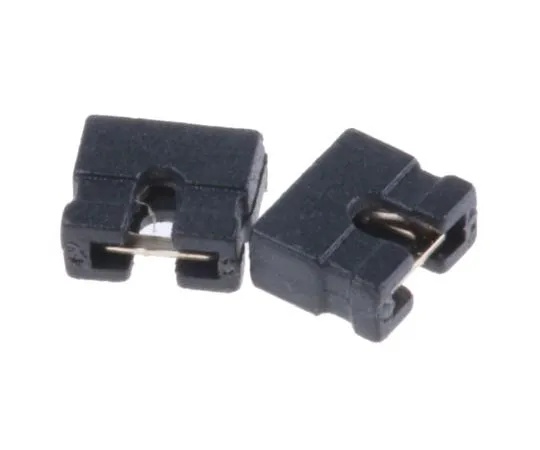63-7675-25 ASSMANN WSW Jumper Female Straight Black Open Top 2 Way 1 Row 2mm Pitch AKSO-200/G