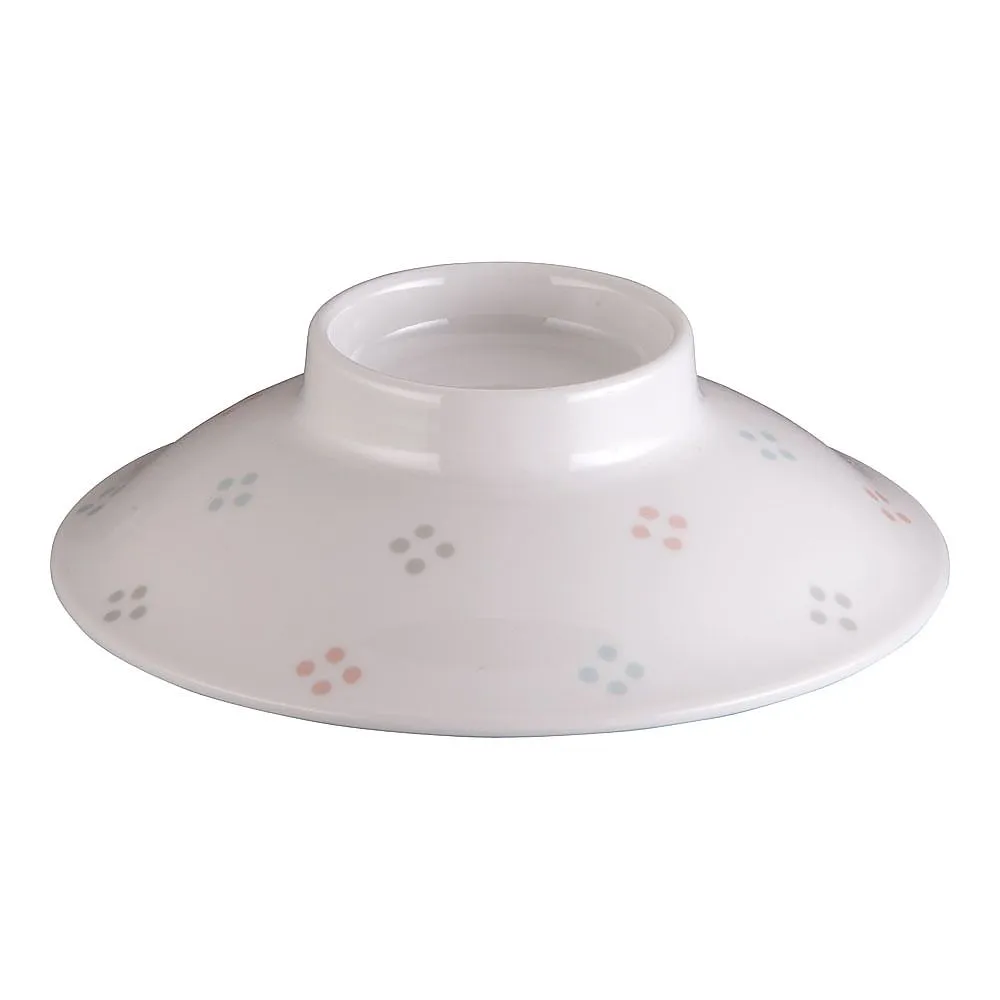62-6849-64 Melamine 'Hanamon' rice bowl lid M-353-KA
