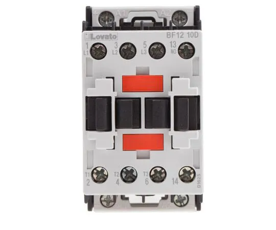 63-7690-96 Lovato 3 Pole Contactor, 12 A, 24 V dc Coil, Orange, 3NO, 5.5 kW BF1210D024
