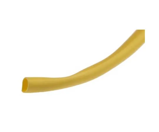 63-7710-19 RS Pro Yellow No Heat Shrink Tubing 1.6mm Sleeve Dia. x 10m Length 2:1 Ratio 700-4706