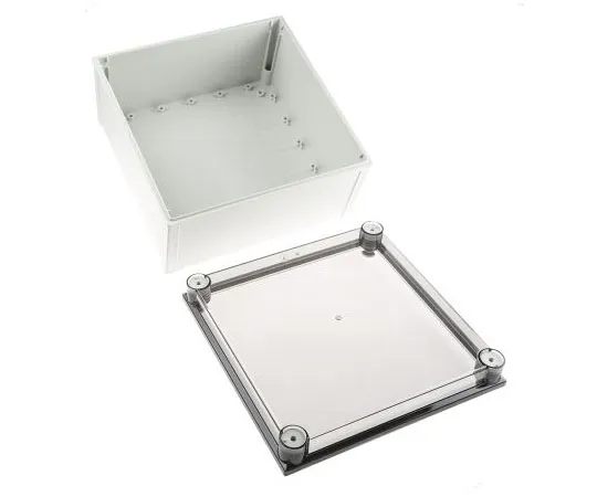 63-7598-49 Fibox CAB PCQ, Polycarbonate Wall Box, IP66, IP67, 298mm x 172 mm x 298 mm CAB PCQ 303017 T CABINET
