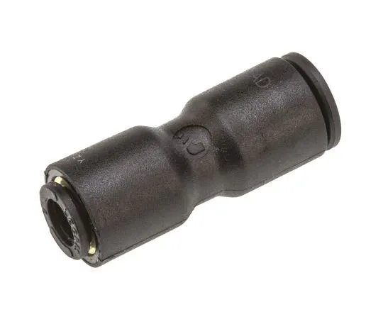 63-7640-75 Legris 3106 Pneumatic Straight Tube-to-Tube Adapter, Push In 6 mm 3106 06 08