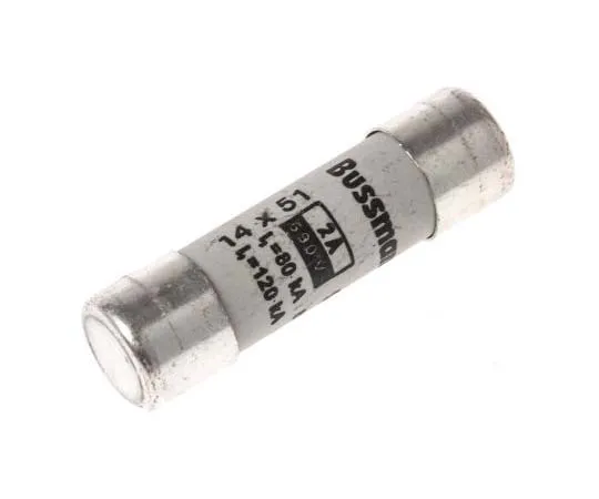 63-7717-37 Cooper Bussmann, 2A Ceramic Cartridge F***, 14 x 51mm C14G2