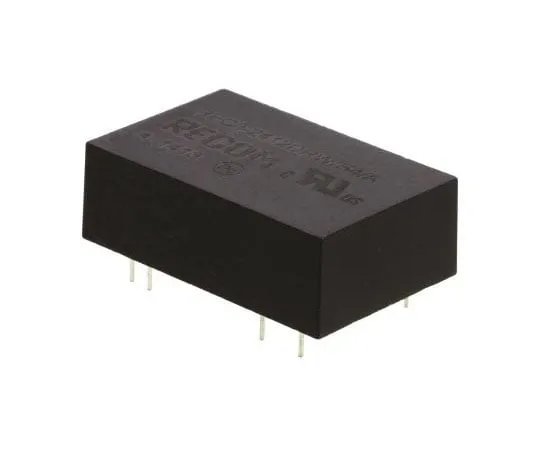 63-7568-50 Recom REC3 3W Isolated DC-DC Converter Through Hole, Voltage in 18 → 36 V dc, Voltage out ±12V dc REC3-2412DRW/H4/A