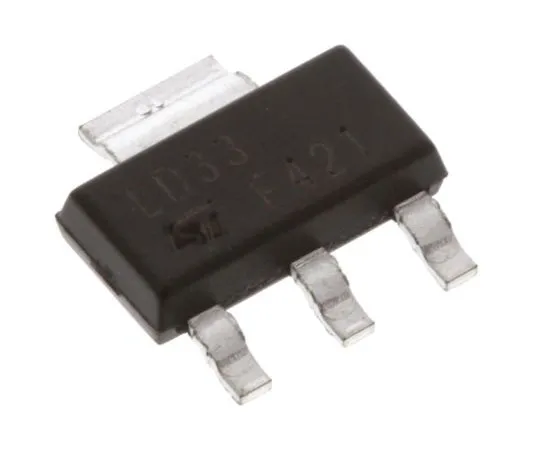 63-7693-06 STMicroelectronics LD1117S33CTR, LDO Regulator, 1.3A, 3.3 V, ±1% 3+Tab-Pin, SOT-223 LD1117S33CTR