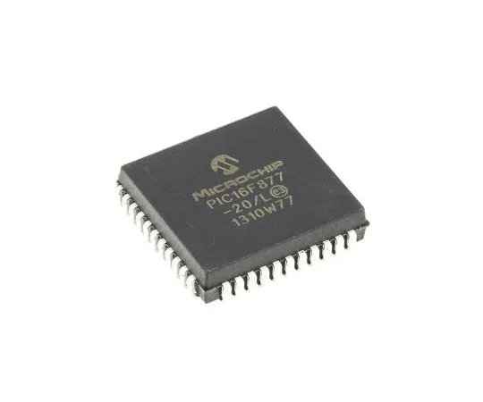 63-7563-48 Microchip PIC16F877-20/L, 8bit PIC Microcontroller, 20MHz, 256 x 8 words, 8K x 14 words Flash, 44-Pin PLCC PIC16F877-20/L