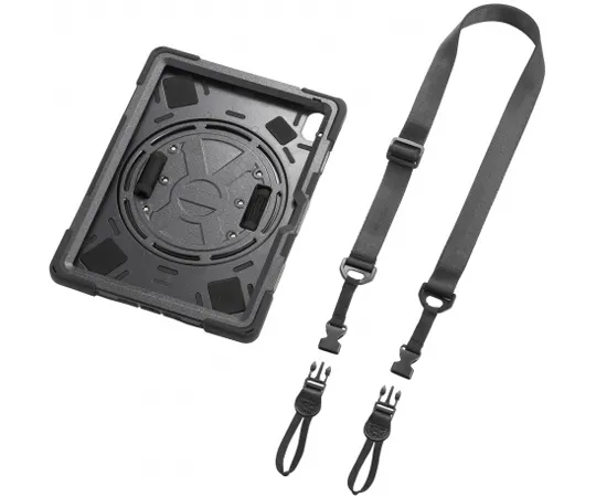 67-6663-53 iPad10.9 inch Shock Resistant Case (Handle, Stand, Shoulder Belt Included) PDA-IPAD1917BK