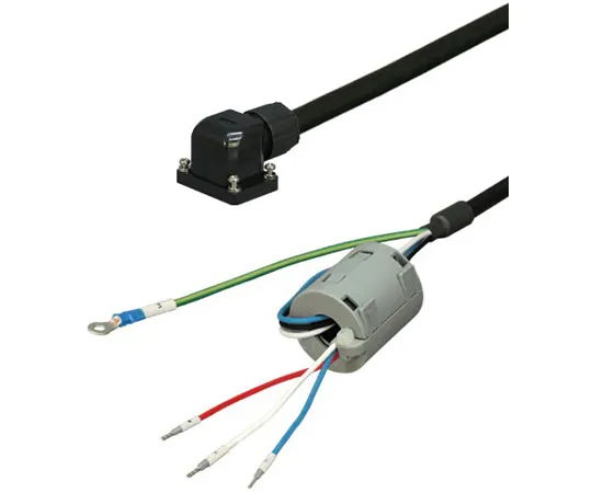 69-8927-12　Omron Compatible Power Cable DSVPWOM-CA1AS Movable (Shielded) 1m DSVPWOM-CA1AS-001-E　DSVPWOM-CA1AS-001-E