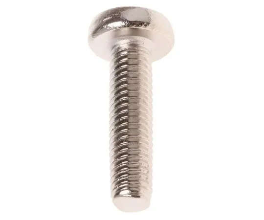 63-7575-19 RS Pro, M5 Pan Head, 20mm Brass Cross Nickel Plated0.8 483-0271