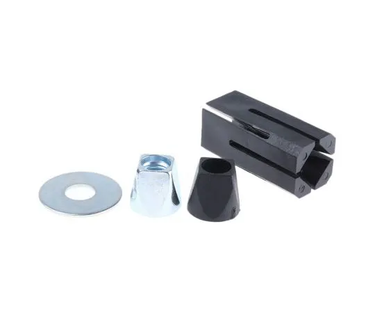 63-7675-75 Tente Black Nylon End Plug, 21.5 → 24mm R47 21.5-24