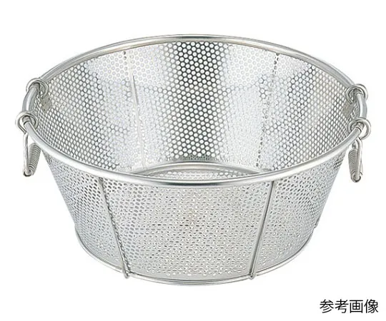 62-8179-15 BK 18-8 Punching Shallow Strainer 42 cm Hole Diameter φ2 mm 037270