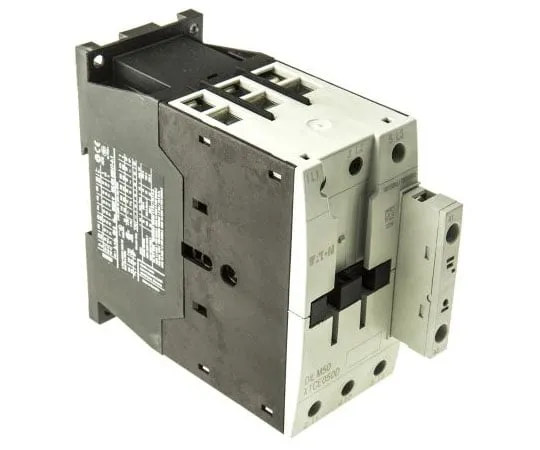 63-7602-88 Eaton 3 Pole Contactor, 50 A, 110 V ac Coil, xStart, 3NO, 22 kW 277827 & DILM50(110V50HZ,120V60HZ)