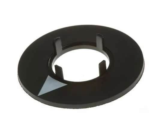 63-7564-89 RS Potentiometer Dial, Black, 16.8mm Shaft, For Use With Collet Knob 468-0739