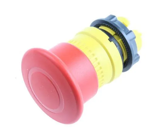 63-7632-12 Schneider Electric Harmony XB5 Series, Red Push Button Head, Pull Release, 22mm Cutout ZB5AT84