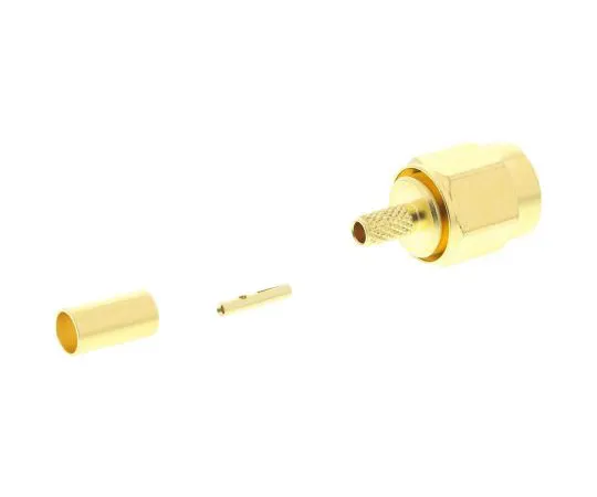63-7605-03 Telegartner Straight 50Ω Cable Mount SMA Connector, Crimp Termination, Reverse Polarity RG174/U, RG188 A/U, RG316/U J01150R0011