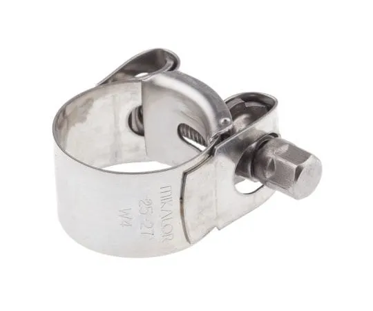 63-7611-76 MIKALOR Stainless Steel Bolt Drive, 18mm Band Width, 25mm - 27mm Inside Diameter M0301305-9