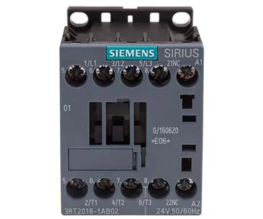 63-7721-49 Siemens 3 Pole Contactor, 16 A, 24 V ac Coil, SIRIUS Innovation, 3NO, 7.5 kW 3RT2018-1AB02