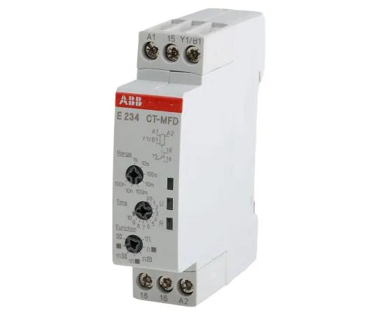 63-7583-16 ABB Flash Start with OFF, Flash Start with ON, Impulse OFF with Auxiliary Voltage, Impulse ON, OFF Delay with Auxiliary 1SVR500020R0000 CT-MFD.12