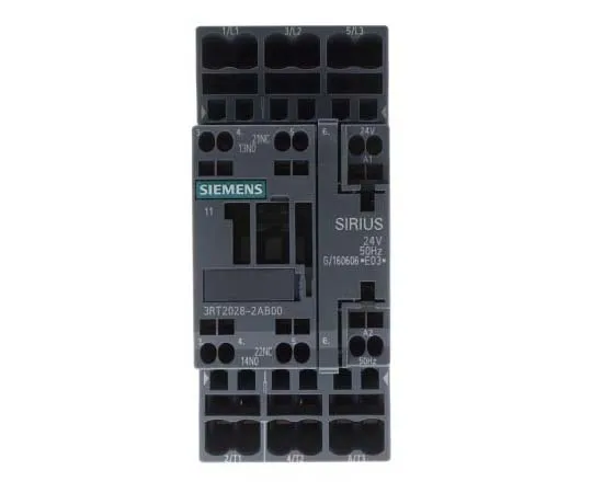 63-7721-85 Siemens 3 Pole Contactor, 38 A, 24 V ac Coil, SIRIUS Innovation, 3NO, 18.5 kW 3RT2028-2AB00