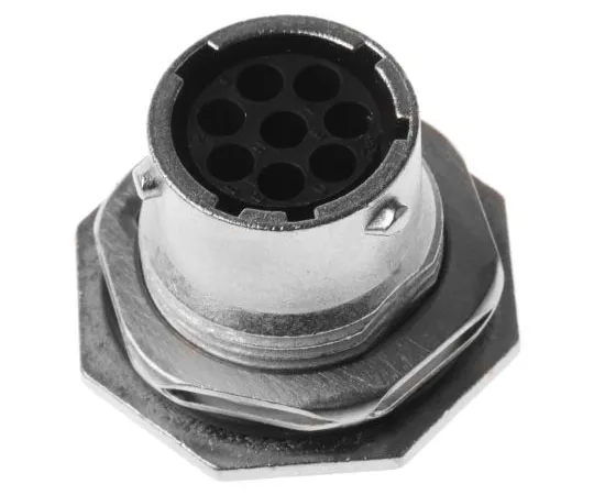 63-7598-70 Souriau UTO Series, 8 Way Panel Mount MIL Spec Circular Connector Receptacle, Socket Contacts,Shell Size 12, Bayonet UT07128SH6
