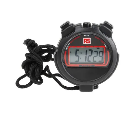 63-5124-46 RS PRO Black Digital Pocket Stopwatch 811-1814