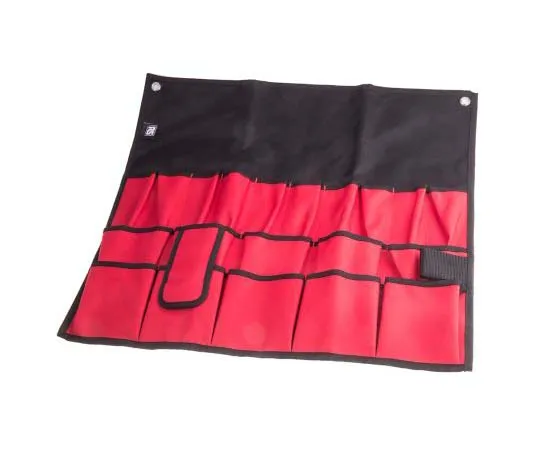 63-7728-73　RS PRO Black; Red Polyester Tool Roll 580mm x 510mm　707-7287