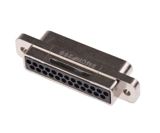 63-7694-47 Souriau microComp Series 2mm Pitch Straight Micro Miniature D Crimp Connector, Socket, 25 Pin 8MCNF25S011B