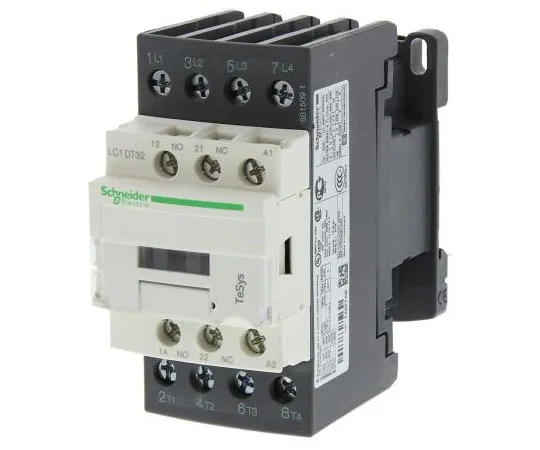 63-7554-67 Schneider Electric 4 Pole Contactor, 32 A, 230 V ac Coil, TeSys D, 4NO LC1DT32P7