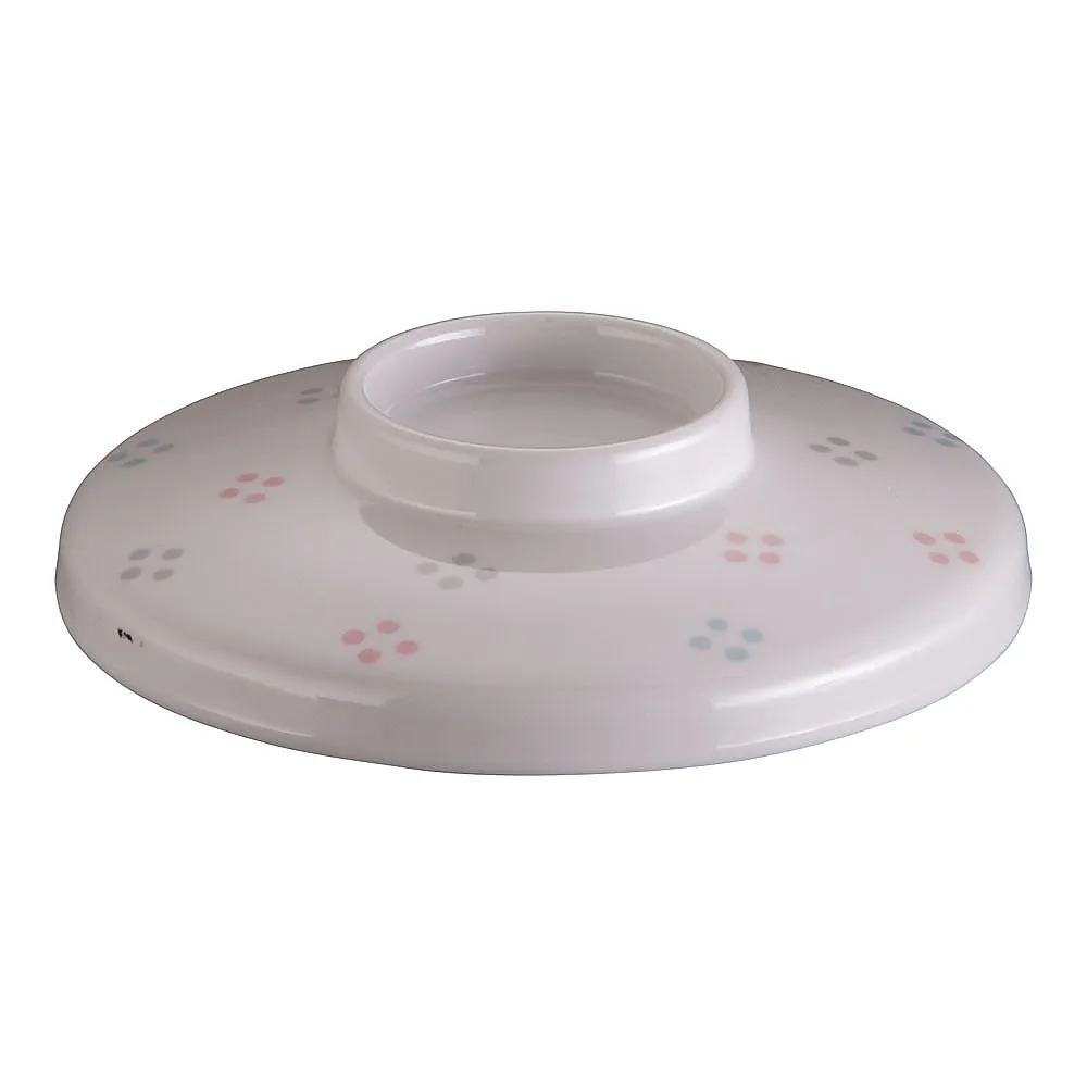 62-6849-72 Melamine 'Hanamon' tea bowl steamed lid M-229-KA