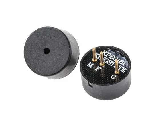 63-7616-96 RS PRO 3 → 16 V dc 70dB Through Hole Continuous Internal Piezo Buzzer, 3600 → 4600 Hz 535-8146