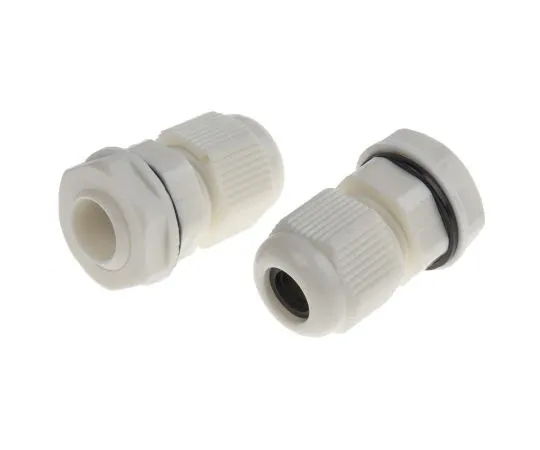 63-7667-93 RS M12 Cable Gland With Locknut, Nylon, IP68 669-4651